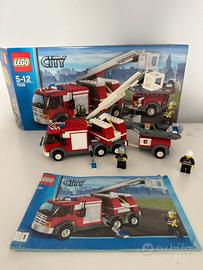 Autopompa pompieri Lego City 7239 - camion pompier