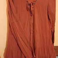 vestito arancione per l'autunno