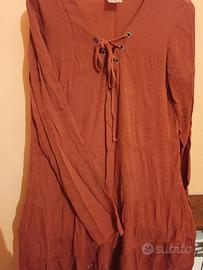 vestito arancione per l'autunno