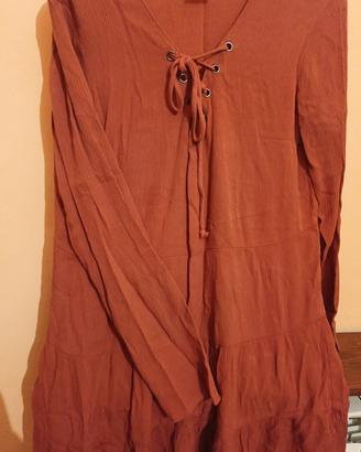 vestito arancione per l'autunno