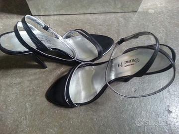 Sandali eleganti in vera pelle e tacco 12