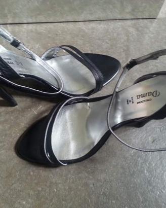 Sandali eleganti in vera pelle e tacco 12
