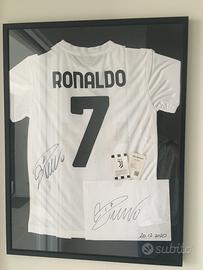 T-shirt autografata Cristiano Ronaldo CR7