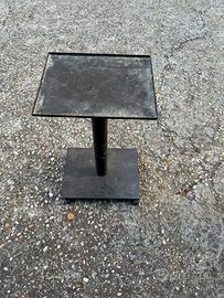 Mobile nero porta TV con rotelle