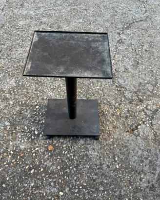 Mobile nero porta TV con rotelle