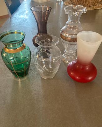 Set di 5 vasetti vintage