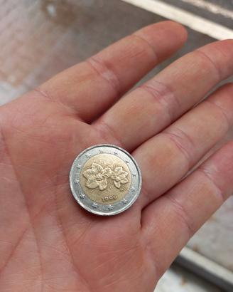 Rara moneta finlandese da 2€ del 1999