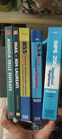 libri test concorso Inps Inail agenzia