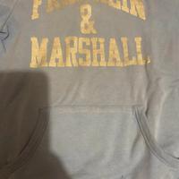 Felpa azzurra e argento Franklin& Marshall