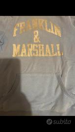 Felpa azzurra e argento Franklin& Marshall