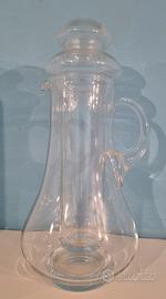 Caraffa in vetro con portaghiaccio