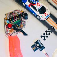 Pulsante slot car