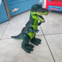 DinosauroT-rex giocattolo luci, suoni e movimenti.