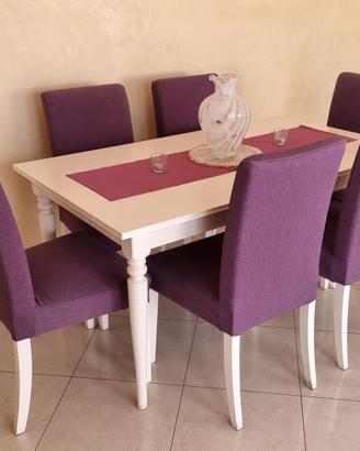 Tavolo Allungabile con 6 Sedie ROSENTORP BERGMUND