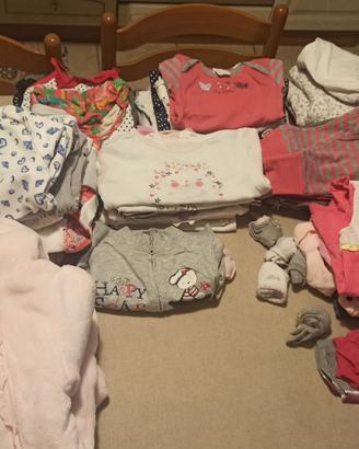 Vestiti vari da bambina 6-12m 