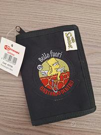 VINTAGE anni 90 - Portafoglio The Simpsons Bart