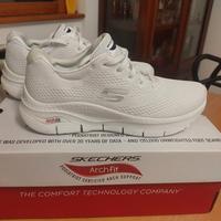 Skechers bianche donna Arch Fit 37,5