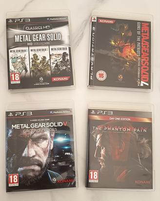 Metal Gear Solid 4 V HD Collection Lotto PS3 ITA