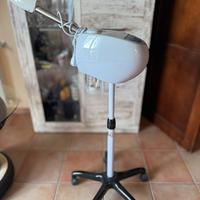 Lettino estetista, vaporizzatore viso e aspiratore