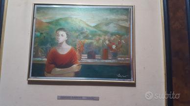 Dipinto "Armonie" Domenico Purificato (1915-184)