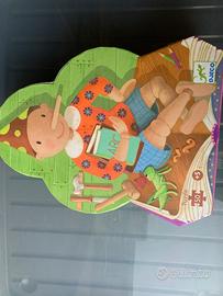 Puzzle Pinocchio originale Djeco 50 pezzi