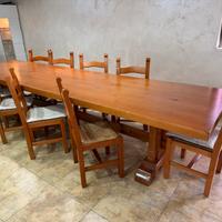 Tavolo 4 metri legno massiccio