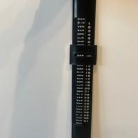 CALENDARIO PERPETUO PELLE VINTAGE SCORREVOLE RARO