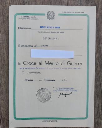 Croce al merito di guerra