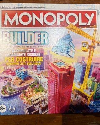 Monopoly builder gioco da tavolo, nuovissimo