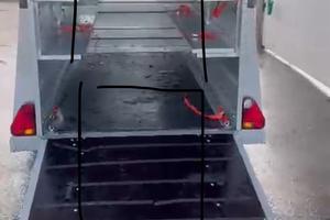CARRELLO RIMORCHIO CRESCI PT6F PER TRASPORTO GOKAR