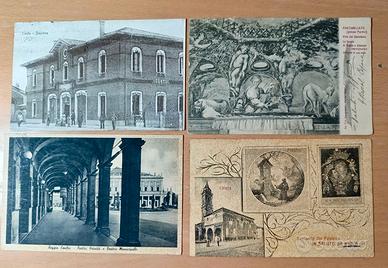 7 cartoline dell' Emilia viaggiate