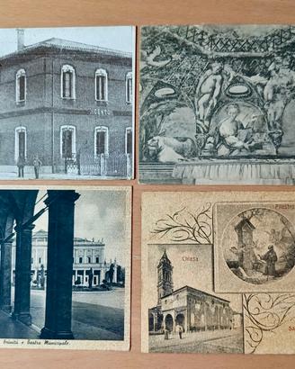 7 cartoline dell' Emilia viaggiate