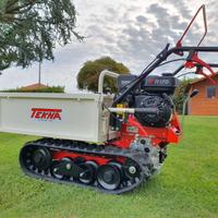 Portata Kg.350 cingoli con basculante