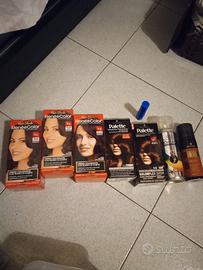 n5 colori permanenti per capelli mogano più varie 