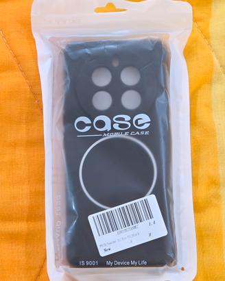 Cover nera con Smart Ring per Realme 12 Pro 