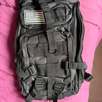 Zaino militare nero da trekking