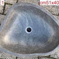 Lavabo lavandino da appoggio pietra/sasso fiume 5