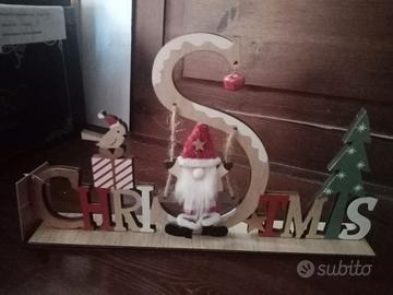 Soprammobile Natale Legno