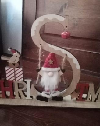 Soprammobile Natale Legno