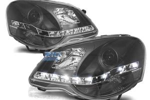 FARI PER VOLKSWAGEN VW POLO 9N3 05-09 LUCE DIURNA 