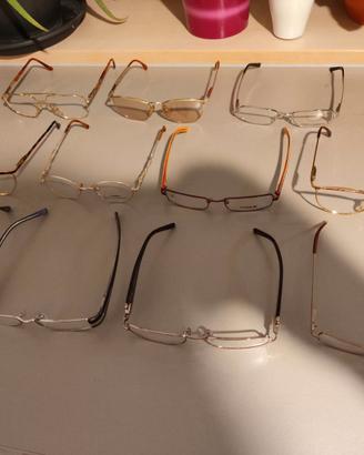 Grande stock di strutture di occhiali