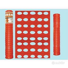 Reti Arancio per Delimitazione Cantiere 1,50 x 50m