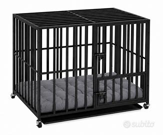 Kennel XXL BINGOPAW NUOVO 3 Porte Ruote + Cuscino