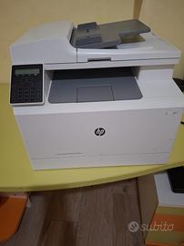 stampante hp color laser  jet pro mpf m182- m185 