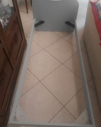 Giroletto  con rete ortopedica a doghe in legno