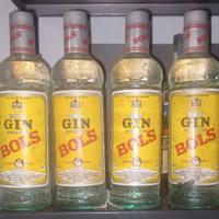4 BOTTIGLIE SILVER TOP GIN LUCAS BOLS ANNI 80