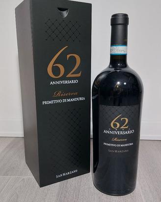 San Marzano 62 Anniversario Riserva DOC2020 Magnum