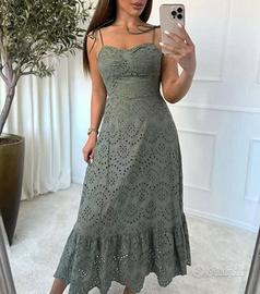 abito lungo estivo donna elegante 