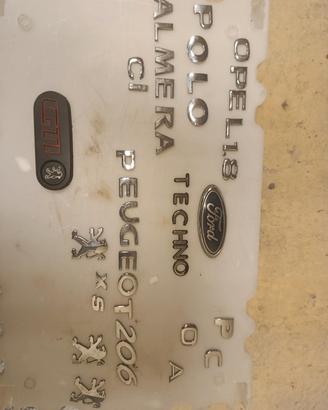 scritte auto