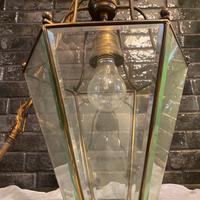 Lampadario Vintage in Ottone